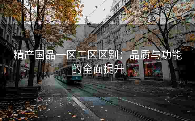 精产国品一区二区区别：品质与功能的全面提升